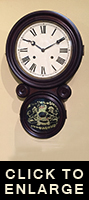 American Ingraham Ionic Wall Clock